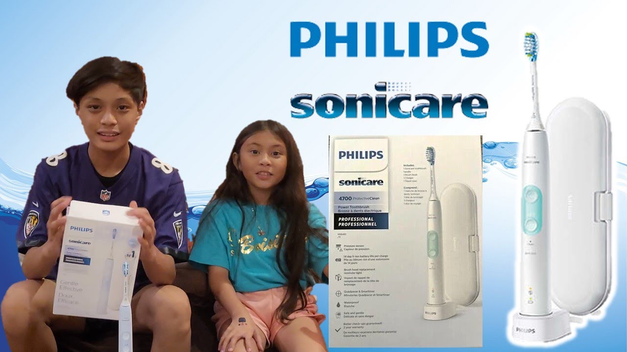 Philips Sonicare Protective Clean 4700 Sonic electric toothbrush ║Josh&Sarah ║HalukayTV