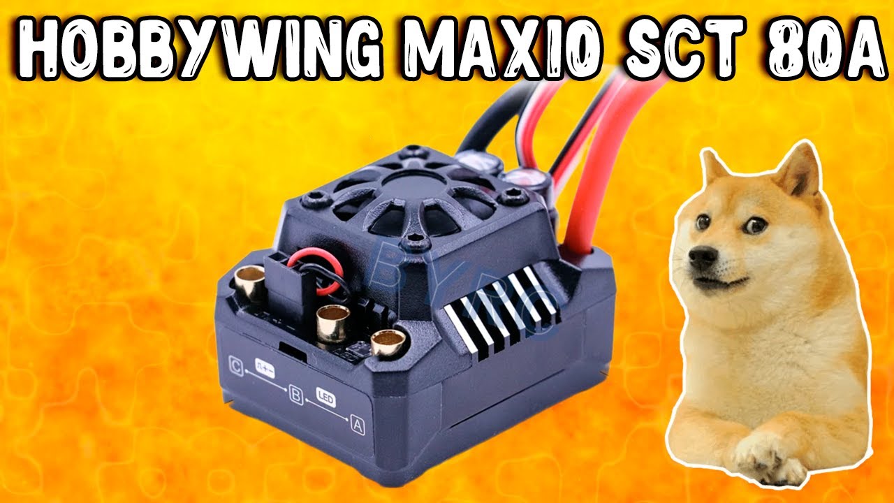 Поставил Hobbywing MAX10 SCT 80A RTR на PR Racing SC201