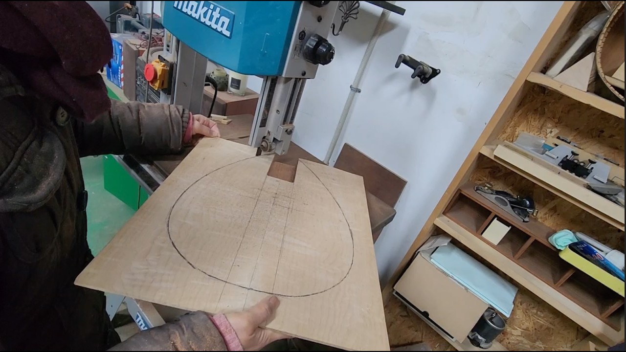 EP.4 세미 할로우 기타 제작-네크  성형/Semi-Hollow Guitar Build-Neck Preparation