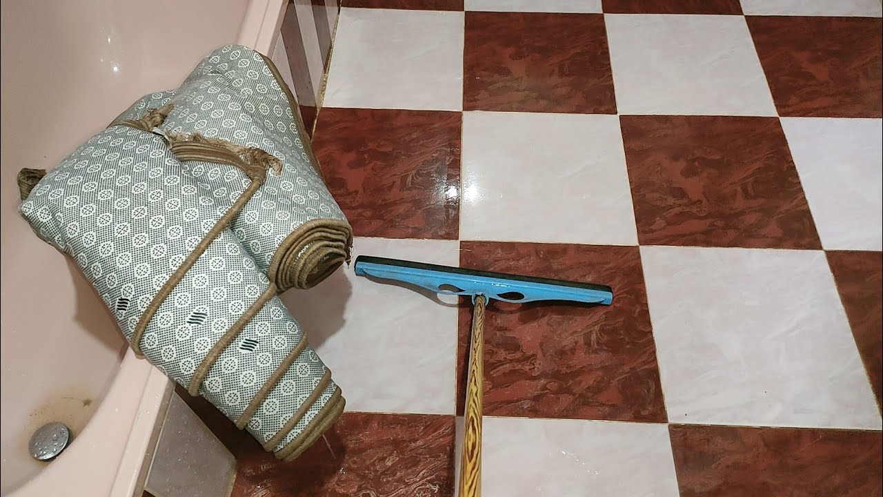 روتين صباحي 🌿روتين البنت الجدعة اللي عارفة مصلحت بيتها 💪تنظيف الحمام ❤️😍روتين الرغاوي 