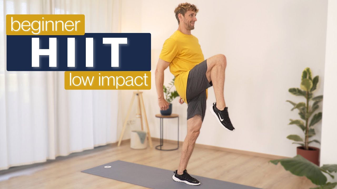 Beginner HIIT Workout at Home (Low Impact, No Equipment)