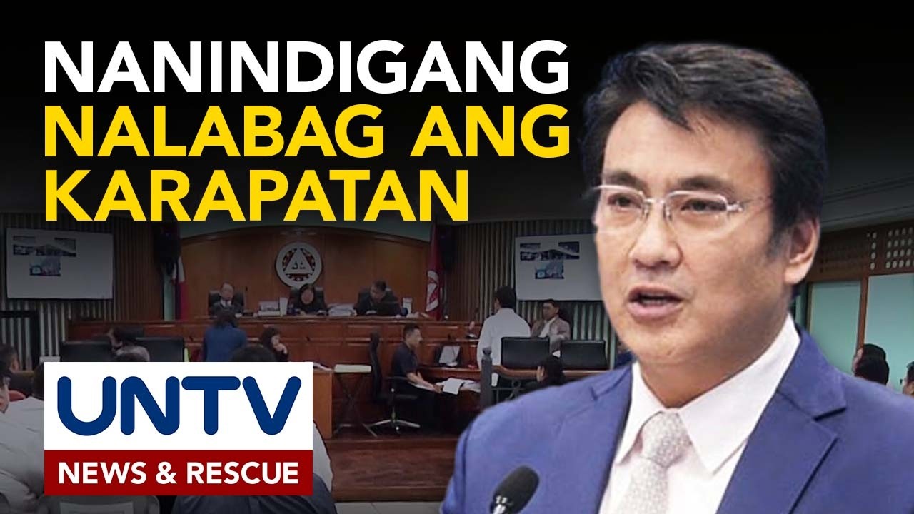 Dating Senador Bong Revilla, nanindigang nalabag ang karapatan sa due process