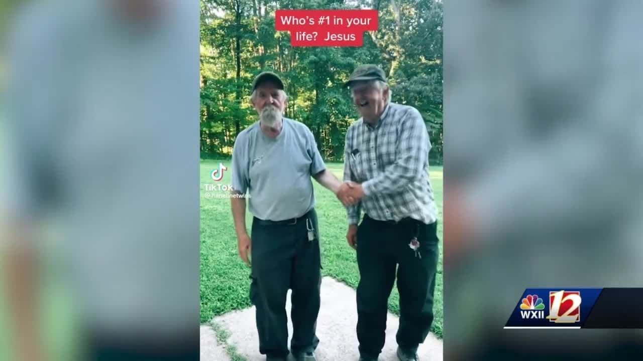 Twins raised in Davie County achieve TikTok fame in their 70s