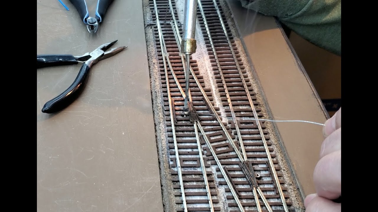 Connecting Frog Wires to Atlas #4 and #6 Custom Line Turnouts to Allow for Powered Frogs.