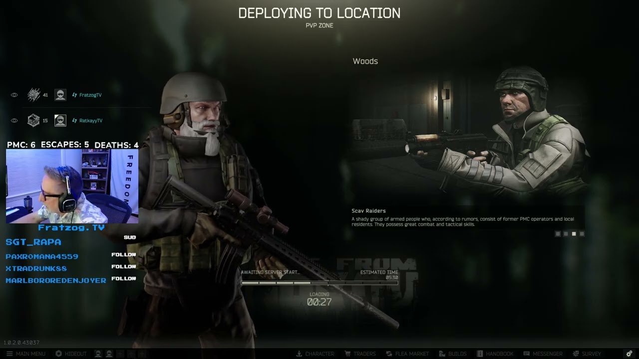 Tarkov BETA 1.0 | LVL 41 | 5K HR Timmy | Got 10 tonight!!