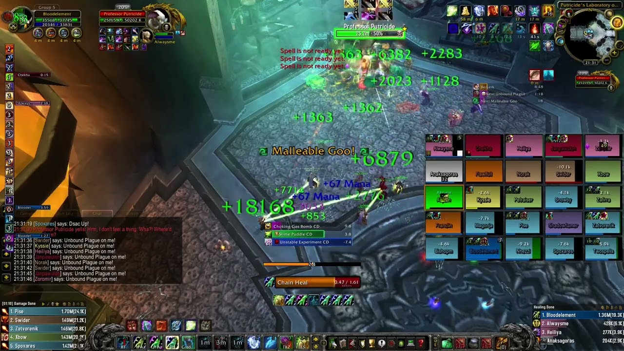 ICC 25 HC PP Solo Heal (rsham pov) - SayNoToTryhard [Warmane]
