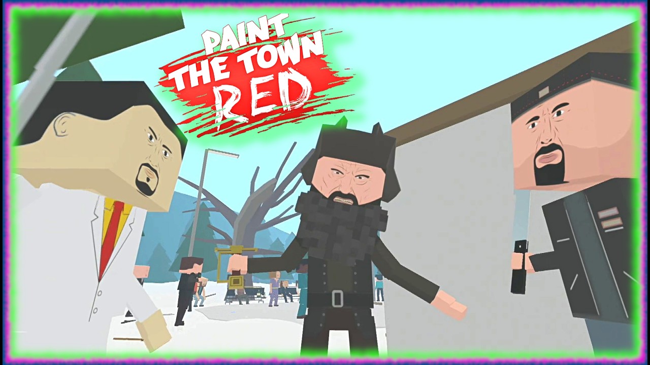 Paint the town Red. Пользовательские уровни 385. Магазин с проблемными покупателями. 🥊 🎮