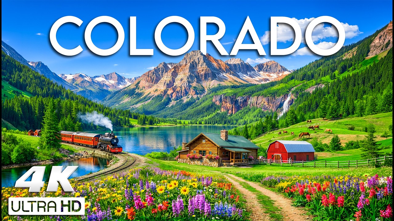 Colorado, USA 4K | Rocky Mountain Peaks, Alpine Lakes & Scenic Wilderness