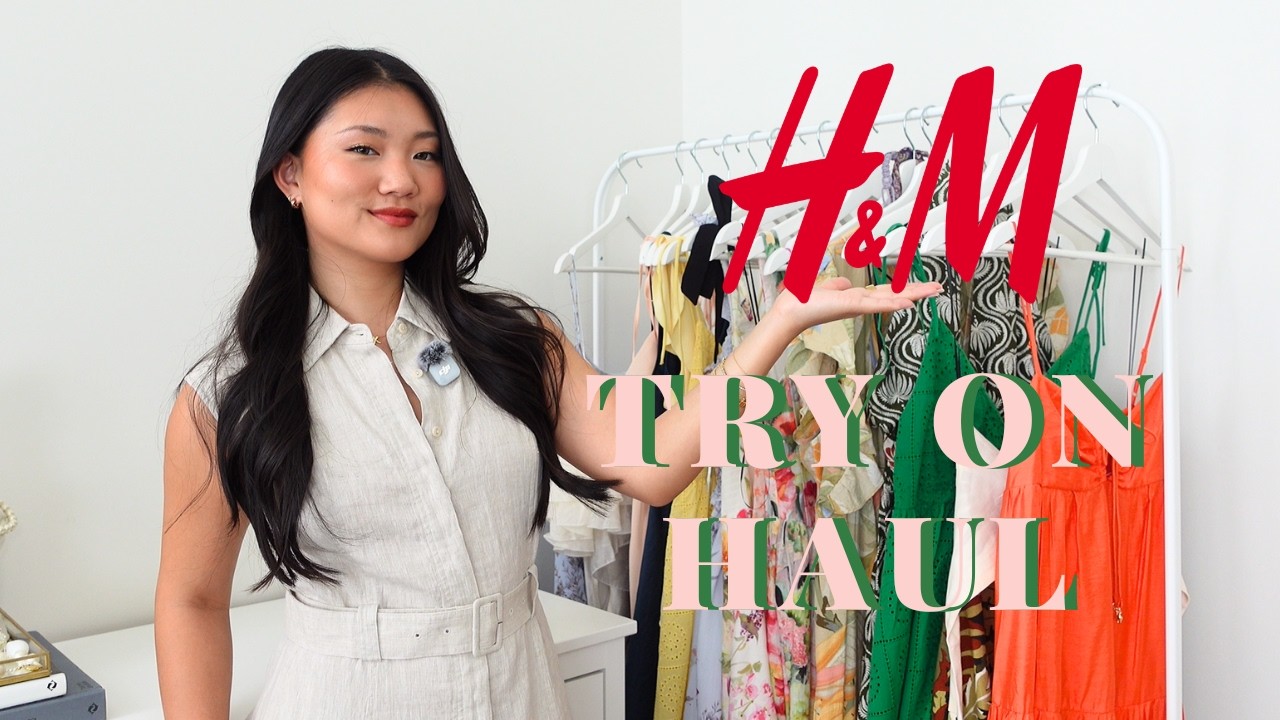H&M NEW IN SUMMER DRESS TRY ON HAUL