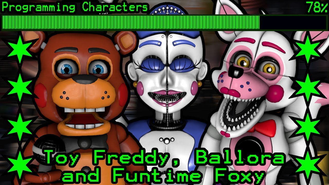 How will Toy Freddy, Funtime Foxy and Ballora work in Ultimate Custom Night?