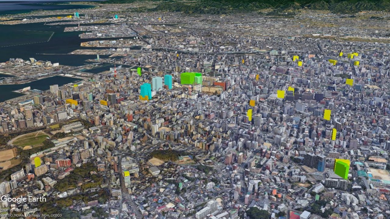 福岡　再開発　妄想MAP「福岡市内の案件風景」を妄想する