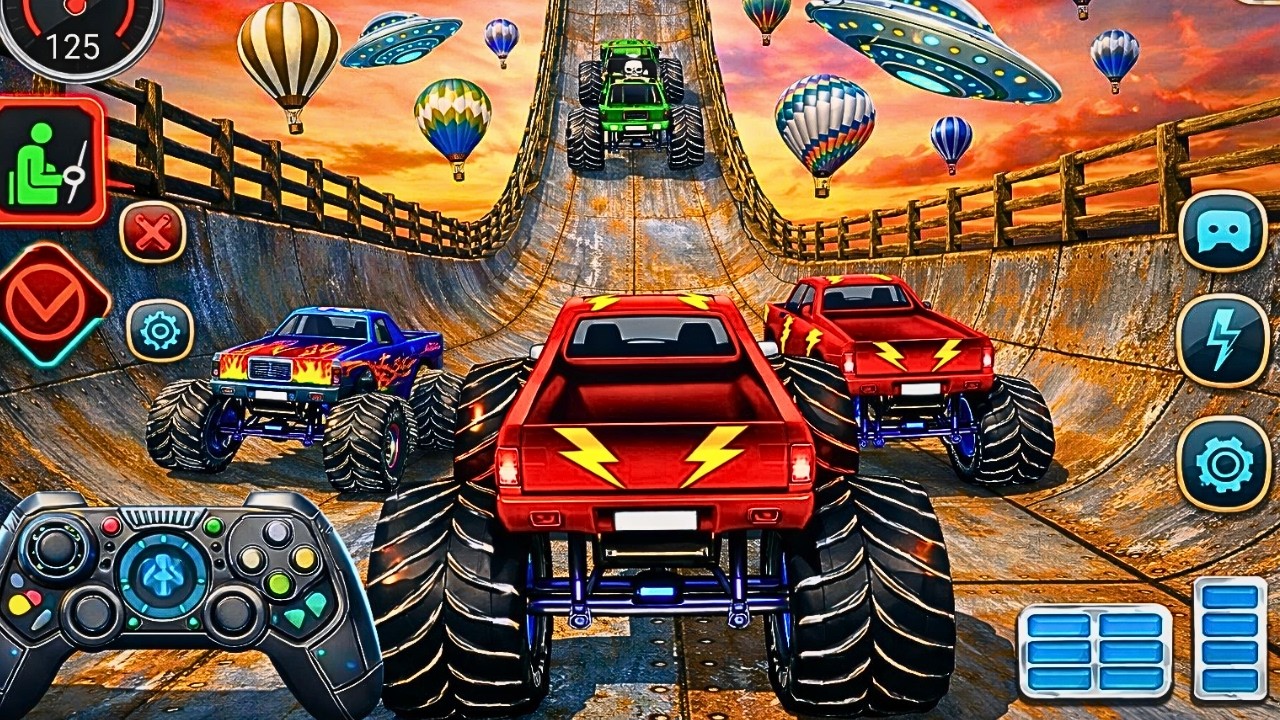 Monster Truck Mega Ramp Extreme Racing - Mega Ramp Monster Truck Racing - Android Gameplay 2026