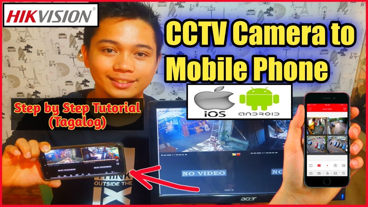 How to Connect CCTV Camera to Mobile Phones | Step by Step (Tagalog Tutorial)