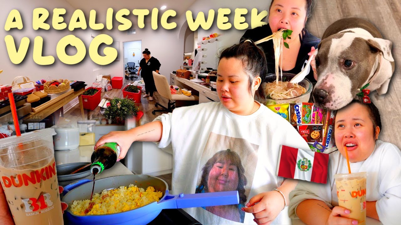VLOG: cooking and eating at home all week, gifts from peru, decluttering the house, 2026 reset time!