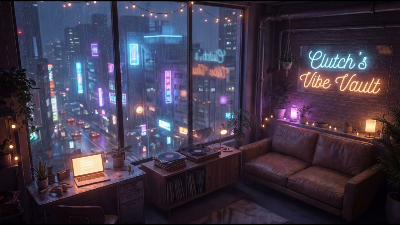 Neon Drips while the Beat Slips 🌧️🎶 | Soft lo-fi