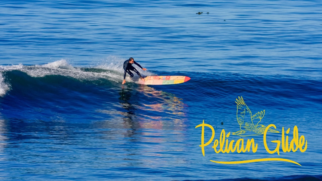 Pelican Glide | Осенняя сессия сёрфинга в Калифорнии с участием Даршана и Джайи Гуч