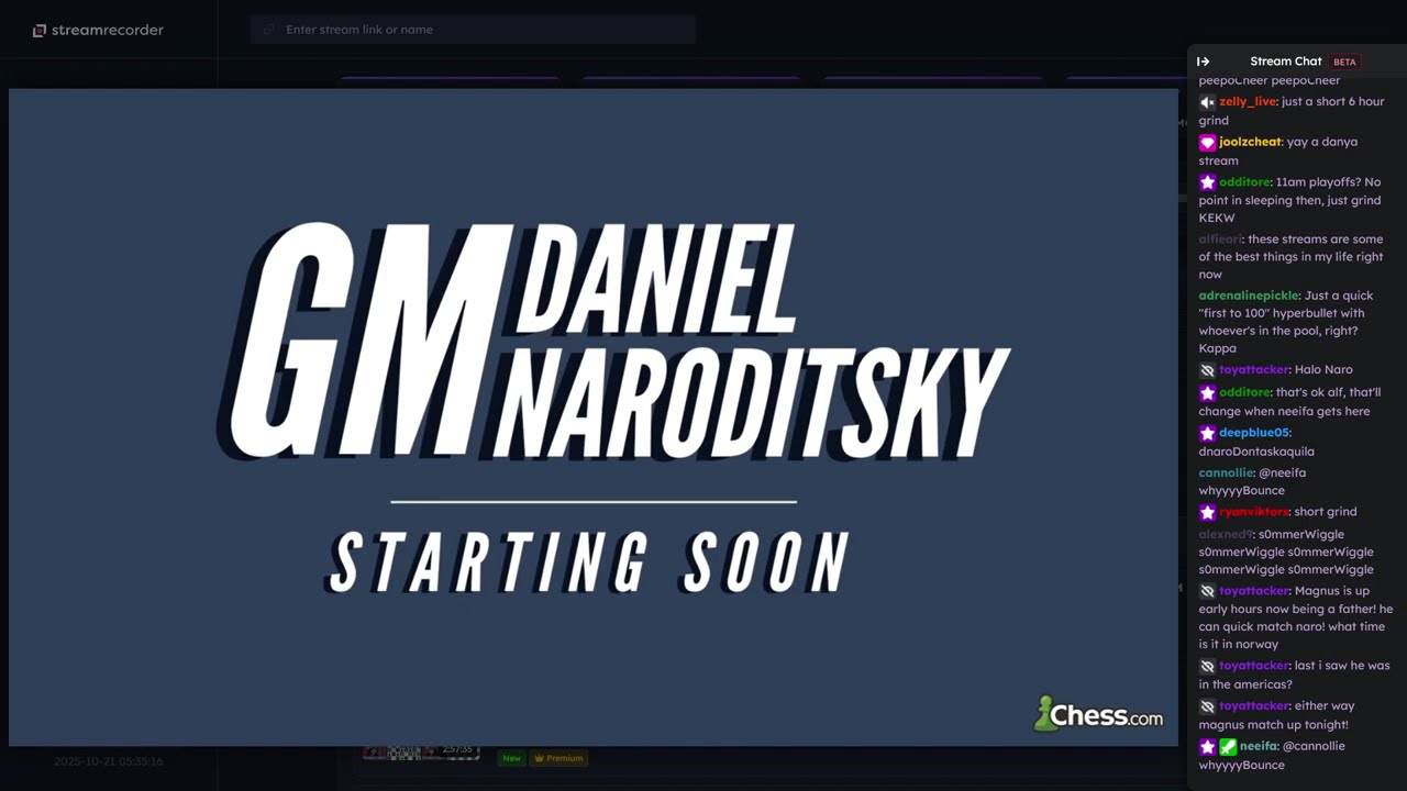 Daniel Naroditsky's Last Stream (With Chat)