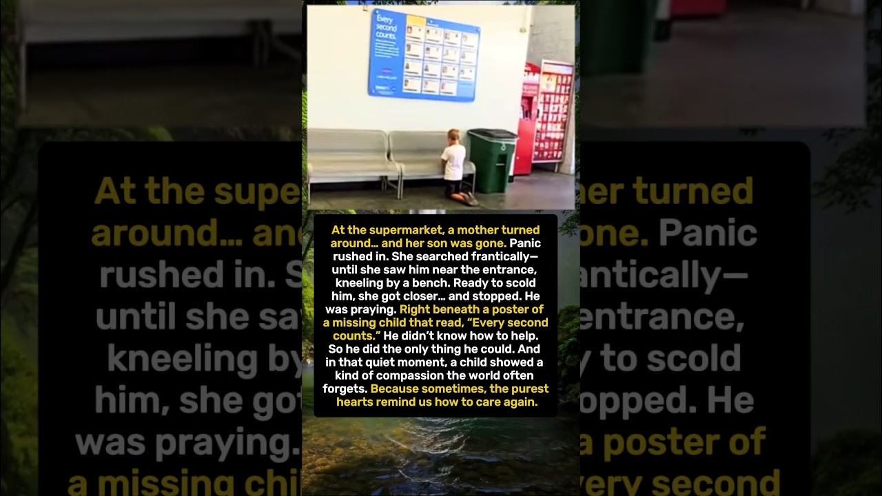 ❤️ A Little Boy Prayed for a Missing Child&hellip; And Touched Millions