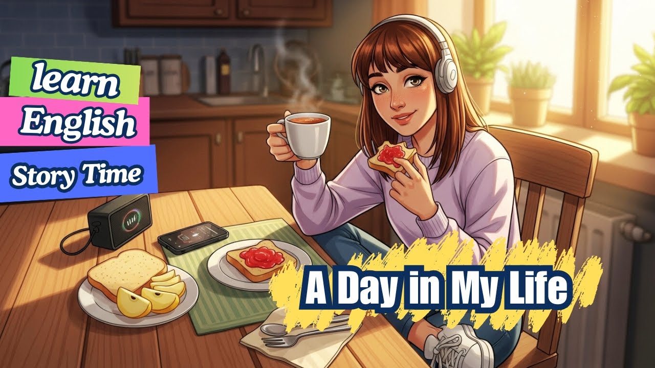 Learn English with Story | A Day in My Life | Improve English Skills