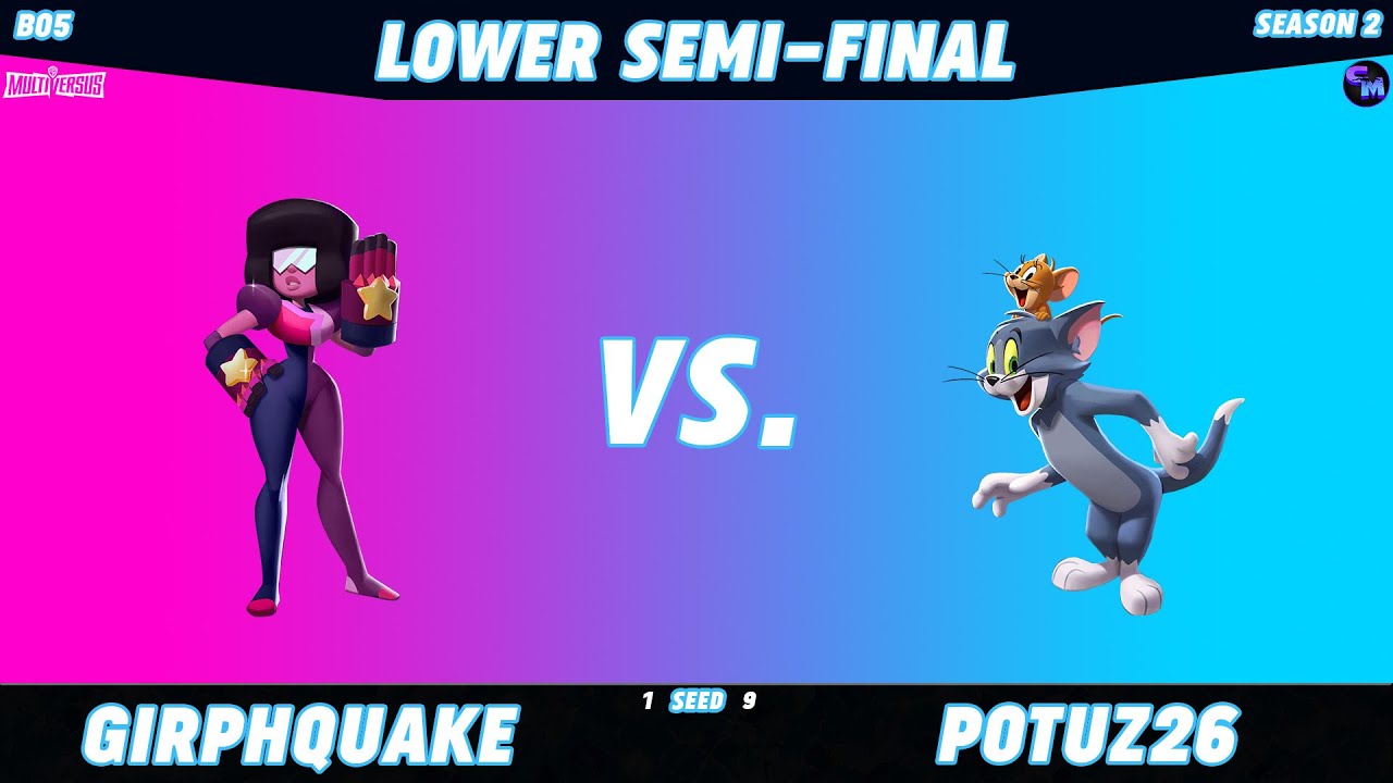 [S2] Multiversus Singles #3 - Lower Semi Finals - Girphquake (Garnet) v Potuz26 (Tom&Jerry)