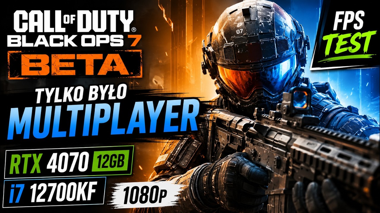 Call of Duty: Black Ops 7 Beta tylko było Multiplayer | RTX 4070 12GB + i7 12700KF - 1080p60