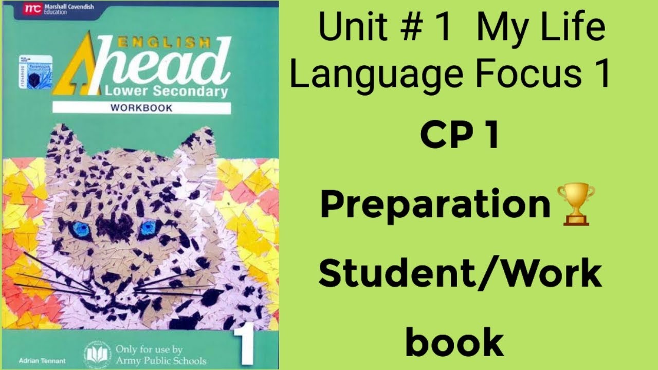 English Ahead Class 6 Language Focus 1 Unit 1 Student book & Work book all solved Excercises