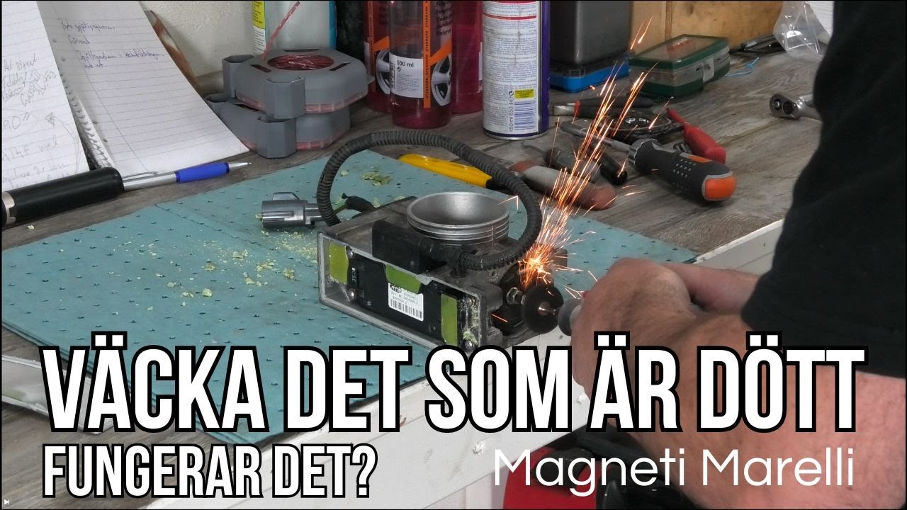Funkar det att renovera ett spjällhus? Magneti Marelli.