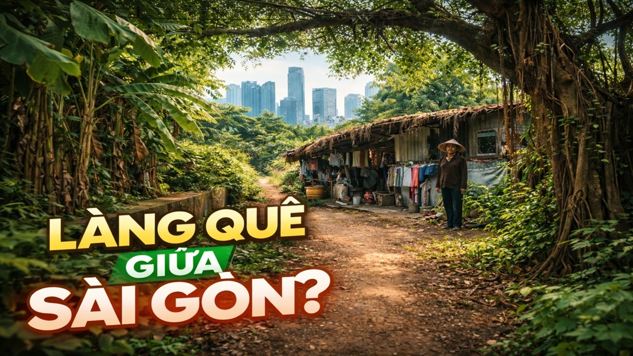 KHÔNG NGỜ giữa Sài Gòn lại tồn tại một làng quê như thế này