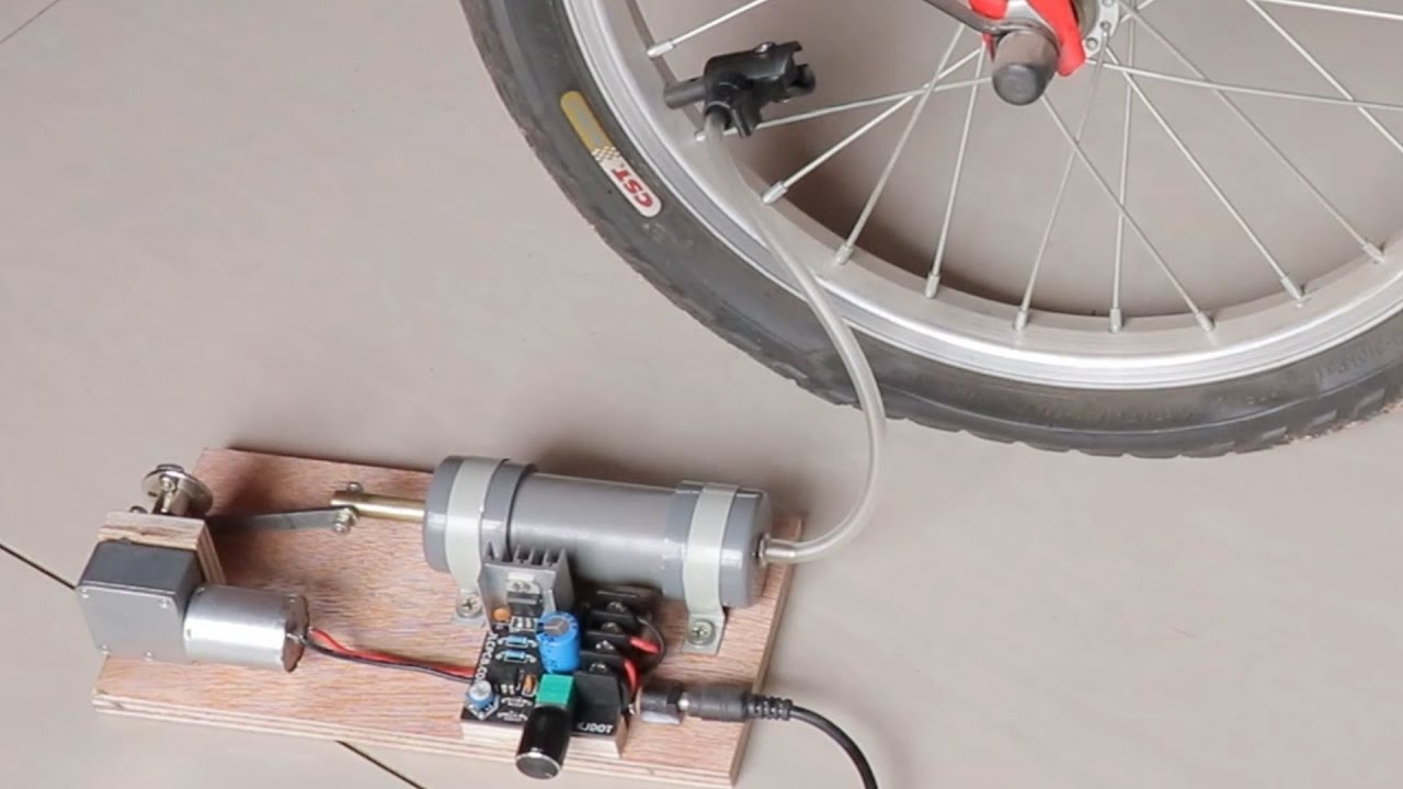 DIY Air Pump At Home - Homemade Air Compressor