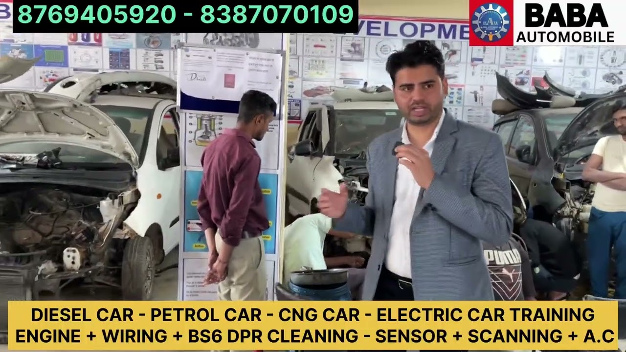 Car Mechanic Training - How to Start Car service Center // All in One Course - ENGINE + WIRING + A.C