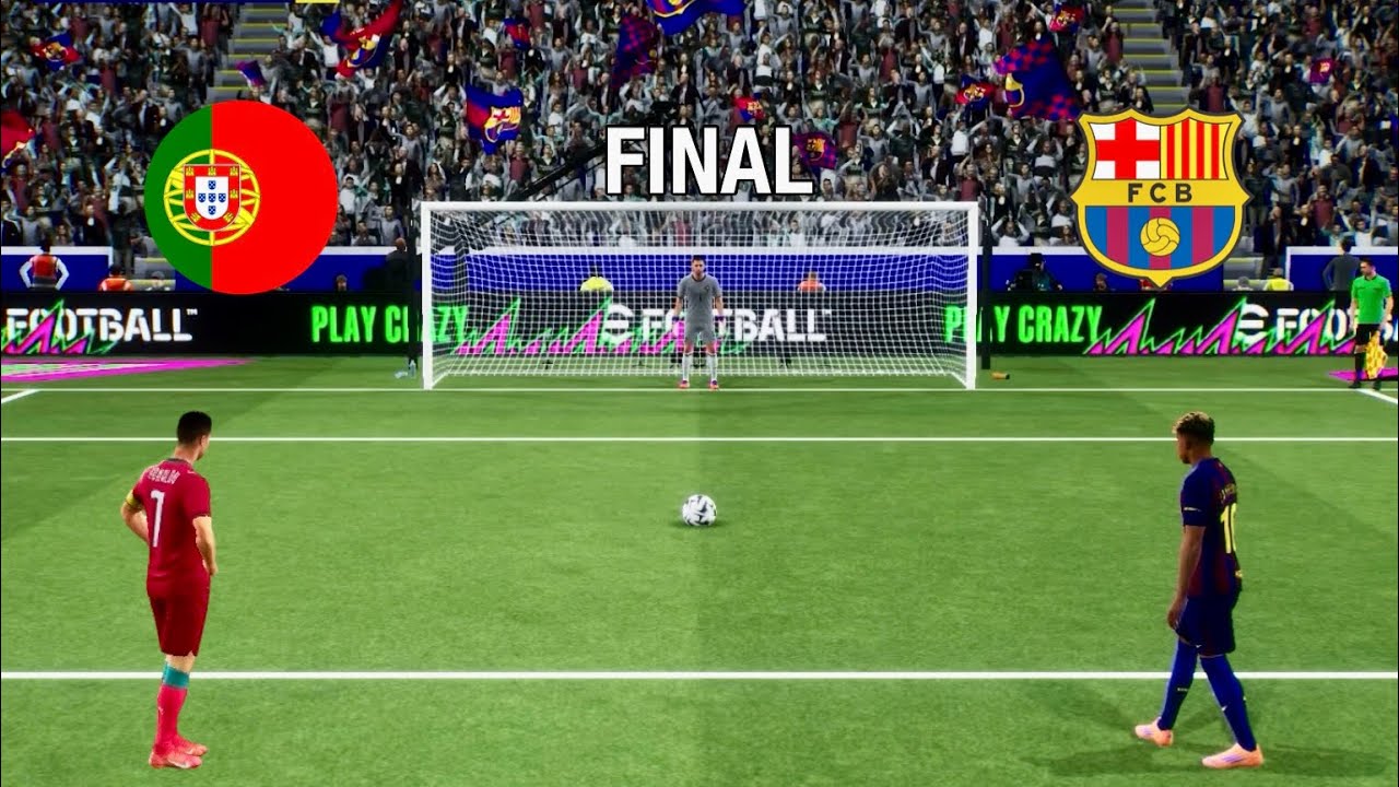 Криштиану Роналду vs Ламин Ямал | ФК Барселона - Португалия Пенальти | Основные моменты