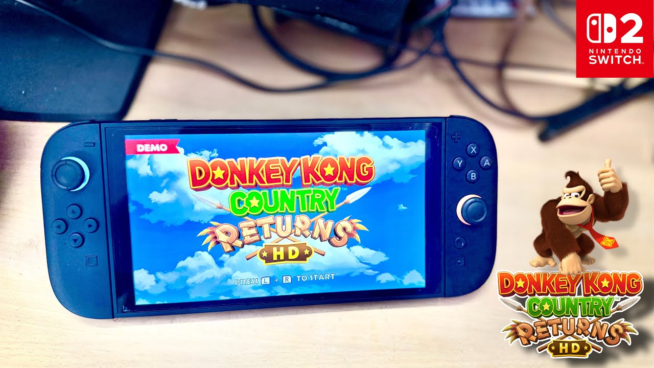 	Donkey Kong Country Returns HD on Nintendo Switch 2 – Stunning Gameplay! 🍌🎮