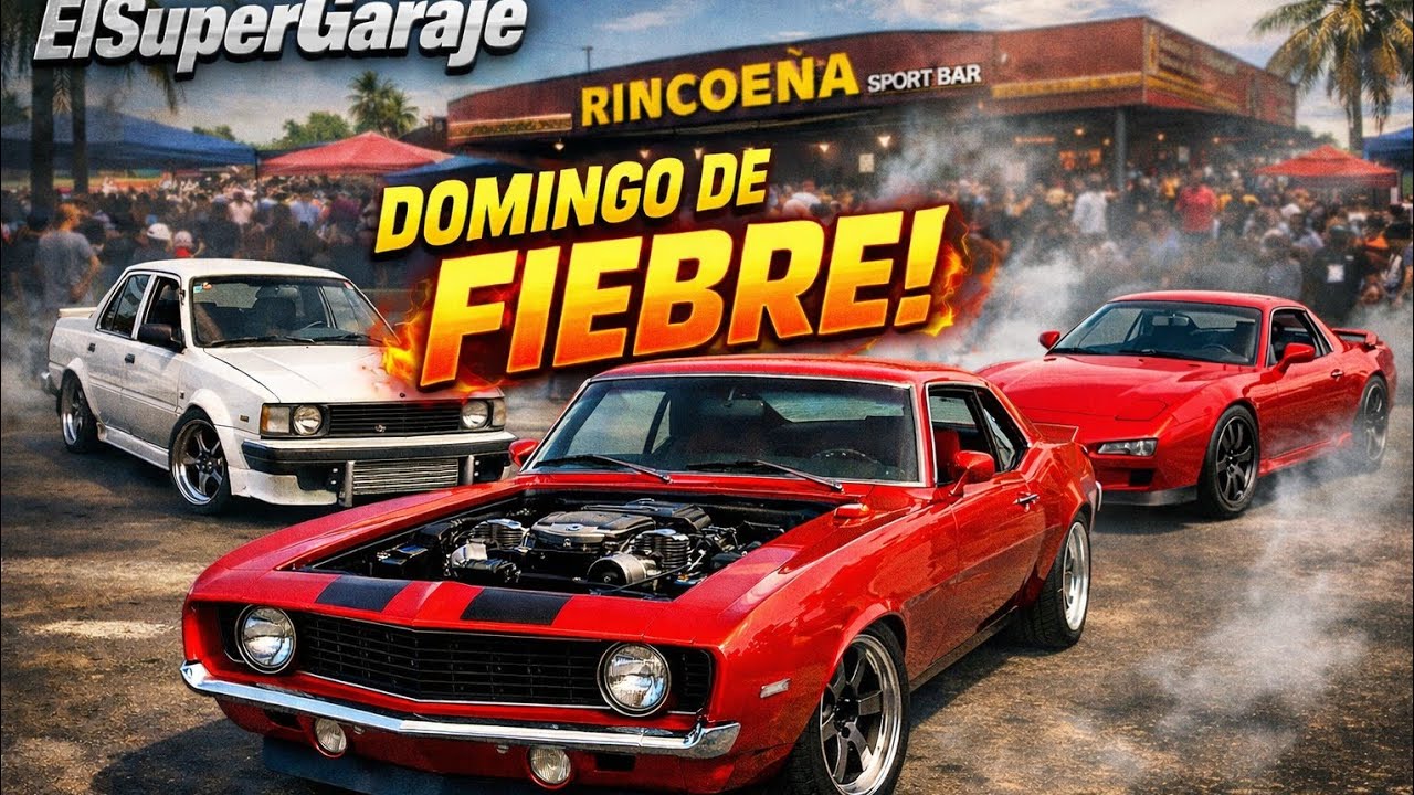 El Evento de Autos que Prendió La Rincoreña Sport Bar