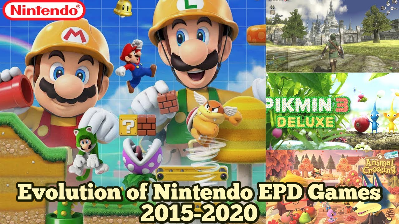 Evolution of Nintendo EPD Games 2015-2021