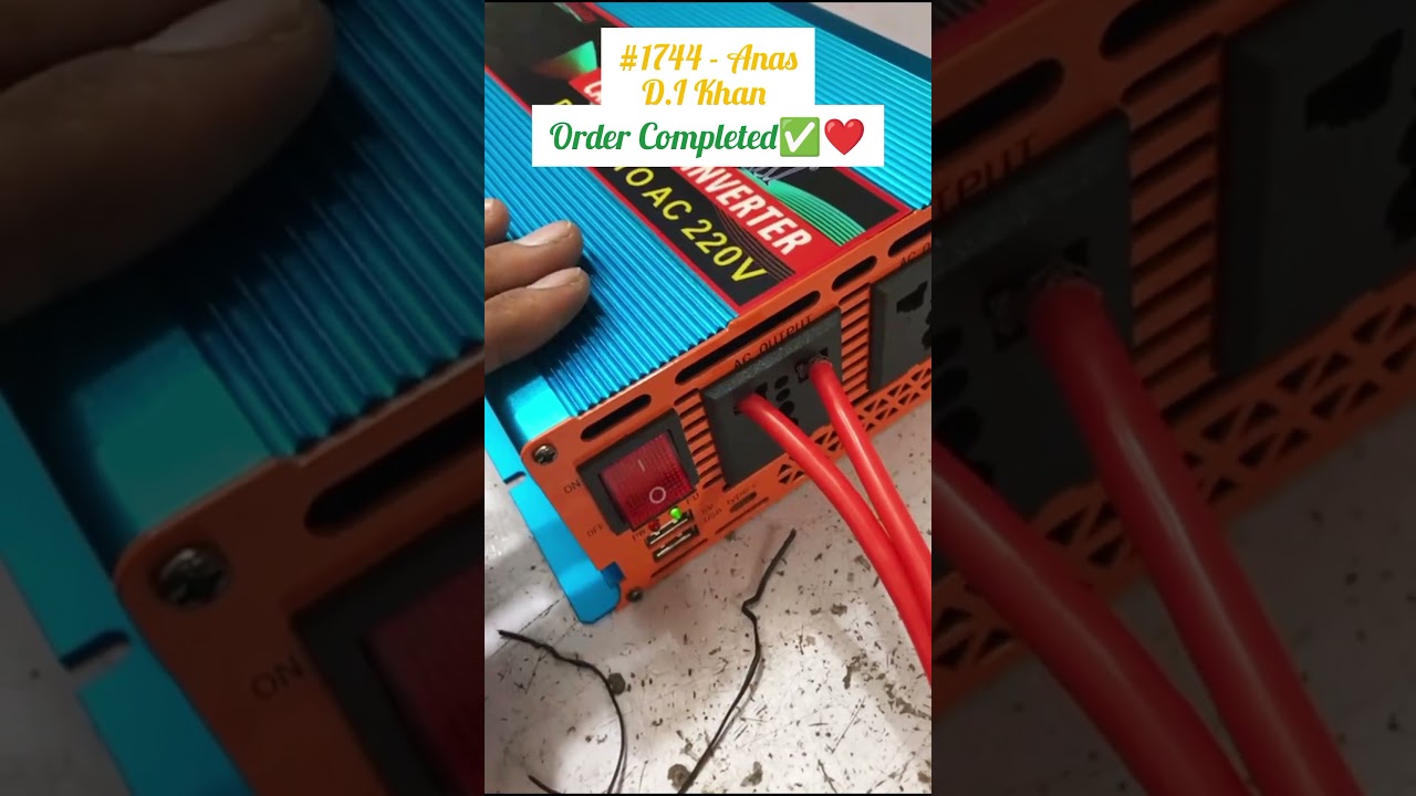AlKaram 6000W Inverter Tested Before Delivery | Order #1744 &ndash; Anas (D.I. Khan)