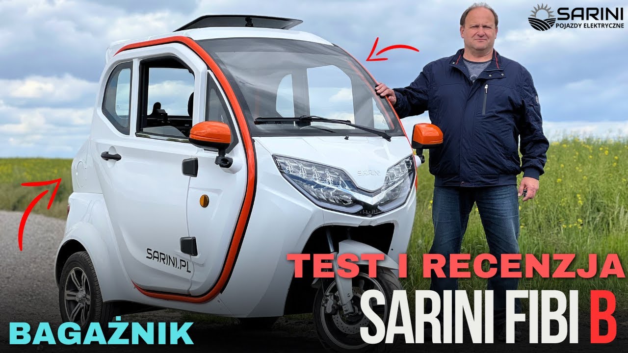 SARINI FIBI B: POJAZD BEZ PRAWA JAZDY Z BAGAŻNIKIEM! JEDYNY W POLSCE! [RECENZJA I TEST] #sarini #new