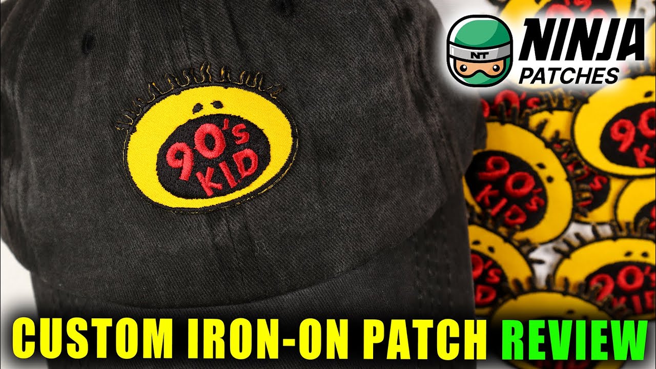 NINJA PATCHES CUSTOM EMBROIDERED IRON-ON PATCH REVIEW (+ WASH TEST!) || Lucykiins