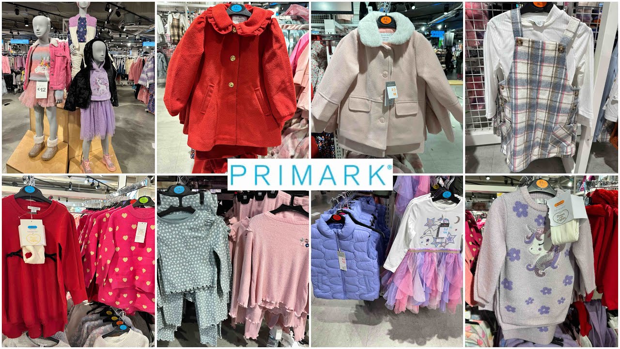 Primark kids girls clothes 1-8 years new collection - October 2023