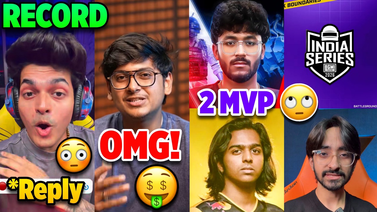Big RECORD 😍 1st Time - All SHOCKED Reaction😳 Jonathan Gaming,S8UL New Member,Payal,BGIS 2026,BGMI