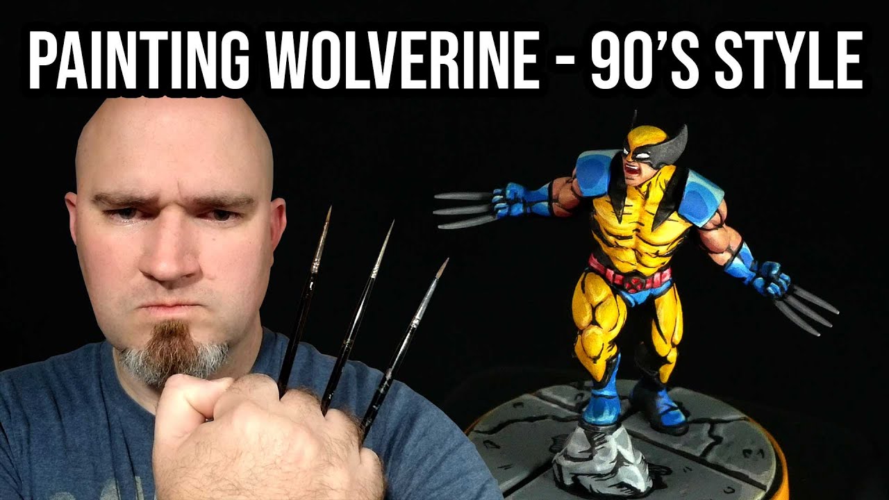 Painting Wolverine, 90's Style! Marvel Crisis Protocol Tutorial
