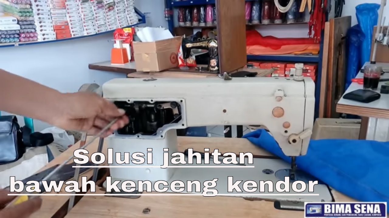 Setting Timing High Speed (untuk jahit tebal dan kendor permanent)