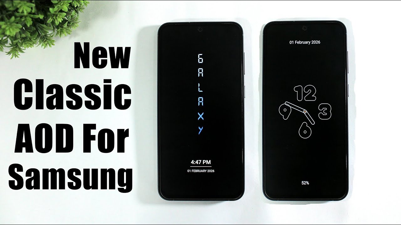 Install NEW CLASSIC AOD On Any Samsung ONE UI 8 | Enable This New AOD Clocks On Your Samsung Device