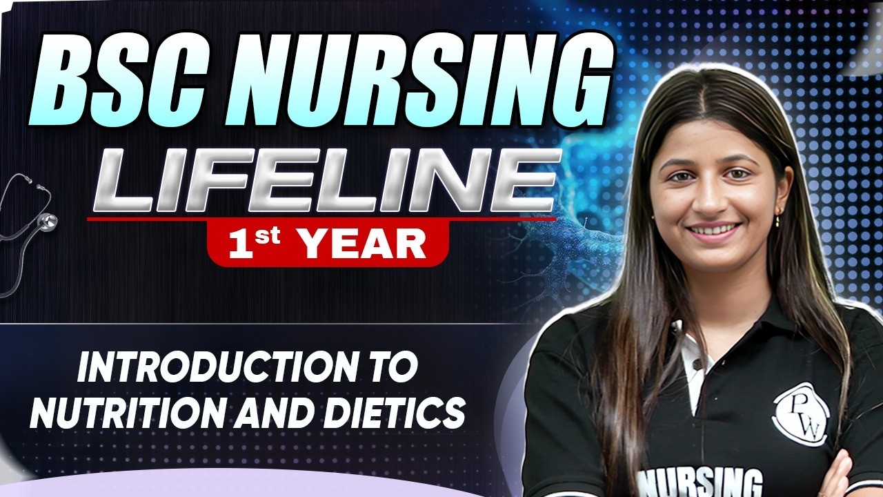 Introduction to Nutrition | Nutrition | BSc Nursing 1st Year | Lifeline Batch | BSC #bscnursing