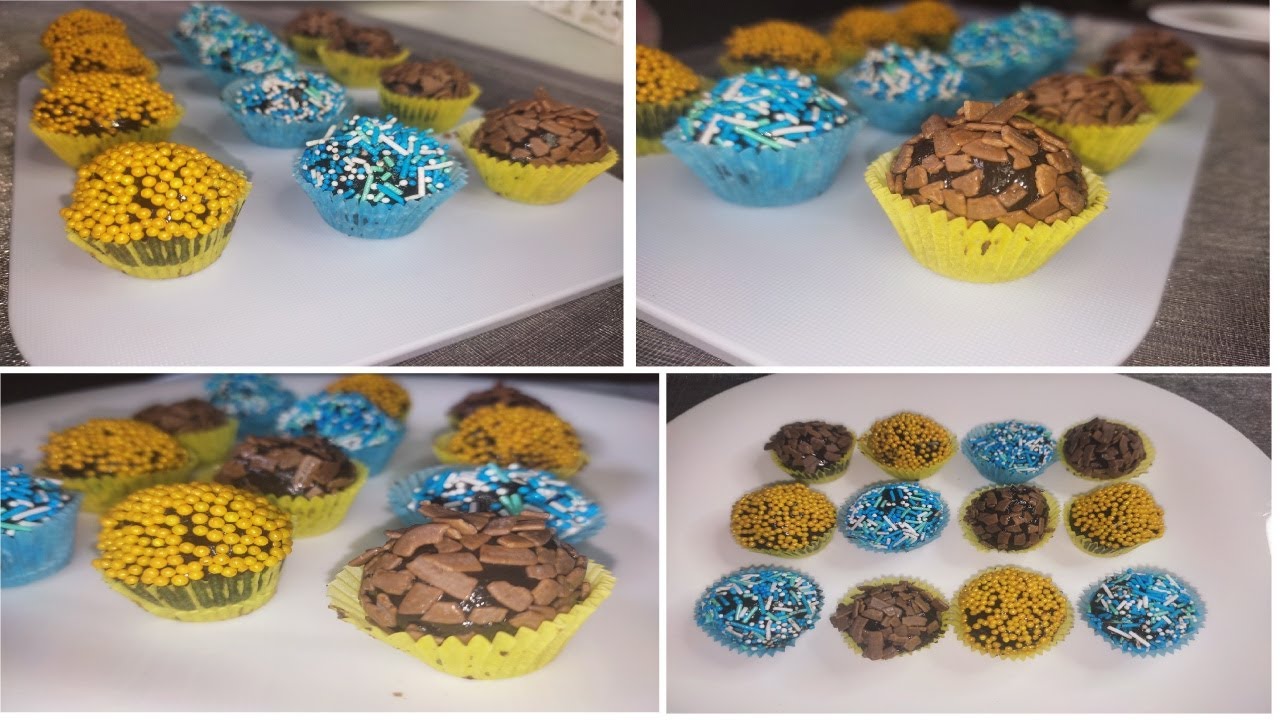 Easy Truffle Recipes/Recette facile de truffes au chocolat / حلوة لي تريف بمكونين فقط