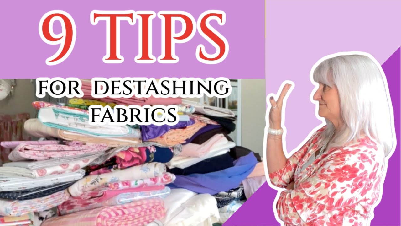 FABRIC STASH TOO BIG? TRY THESE 9 TIPS