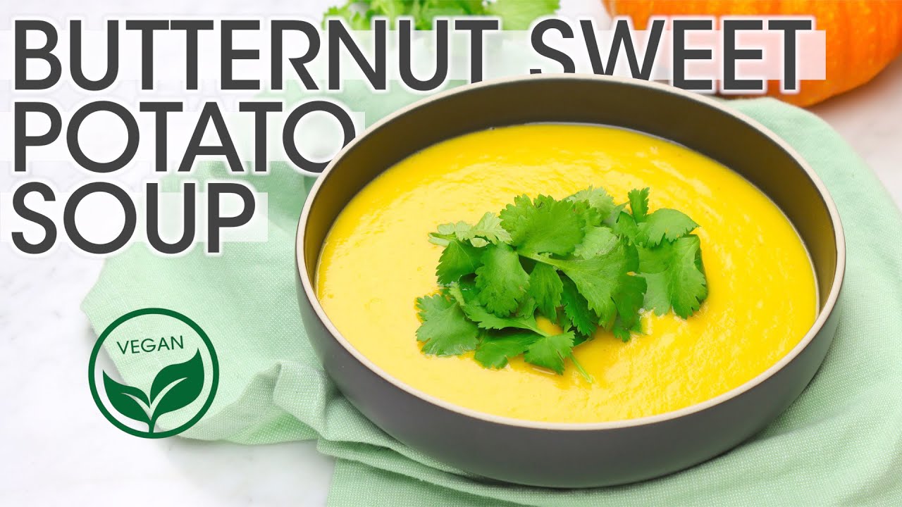 Healthy Butternut Sweet Potato Soup: Easy Soup Recipe | How To Cuisine