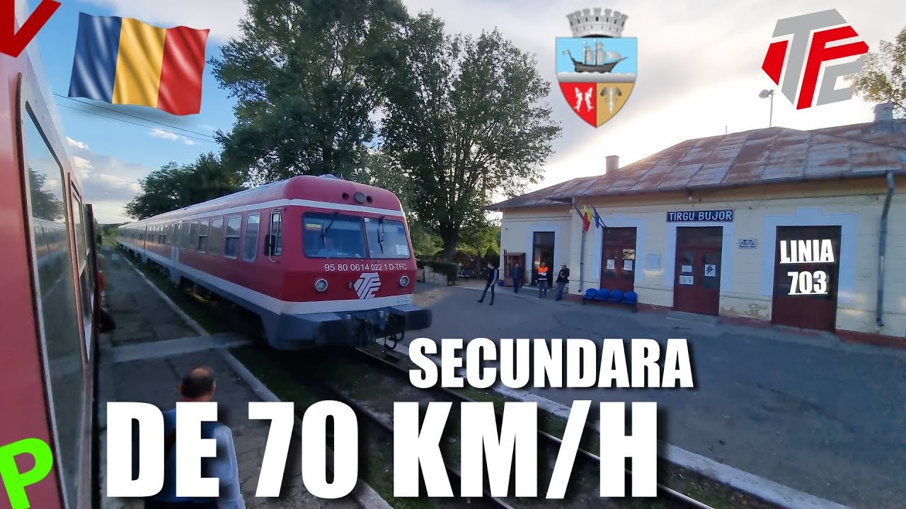 Calatorie Targu Bujor-Galati cu trenul Transferoviar Calatori (2022)