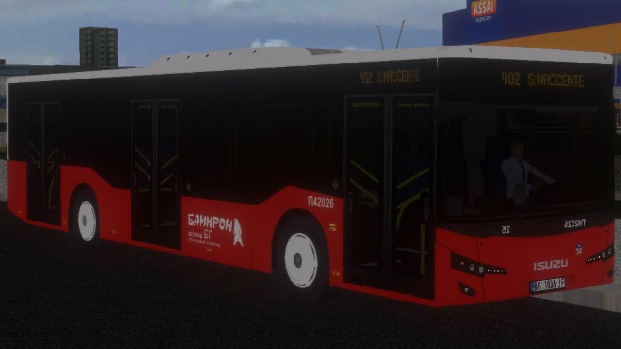 Isuzu Citiport en la línea 402 (ida y vuelta) de Aracaju City | PROTON BUS SIMULATOR 