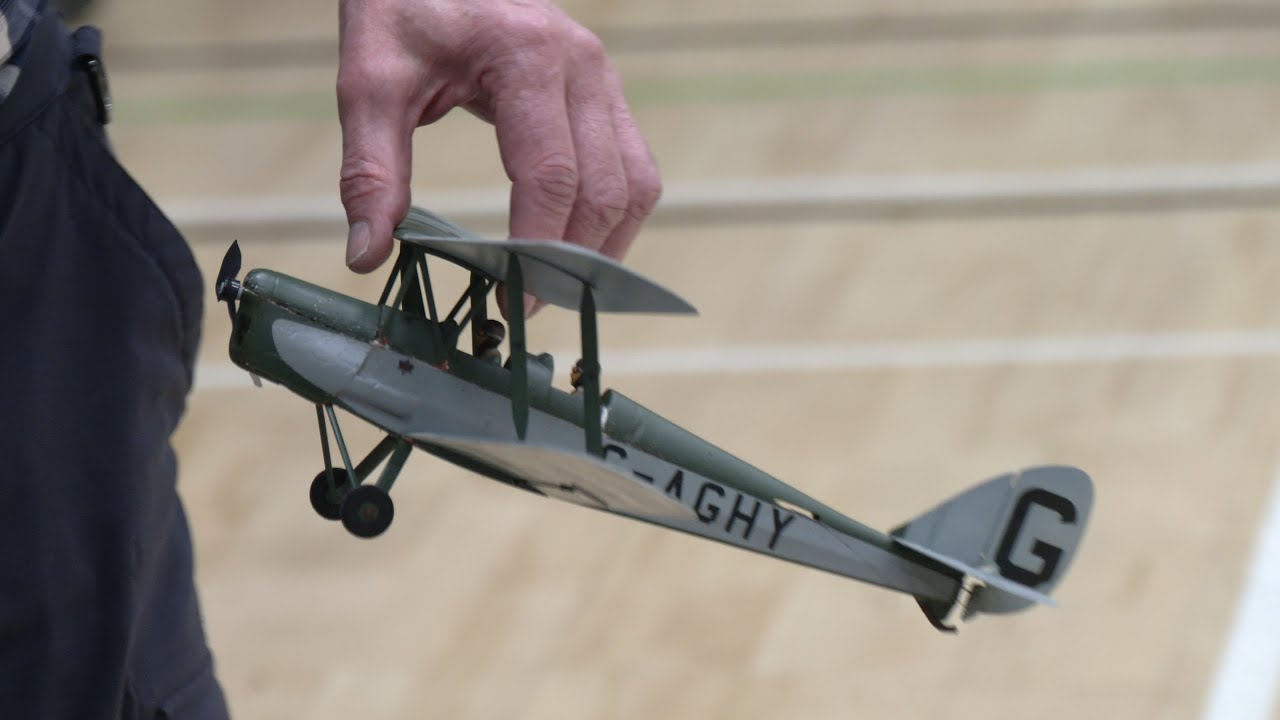 Micro Perfection ! De Havilland DH-82A Tiger Moth II | Graham Green | BMFA Indoor Scale Nats 2023