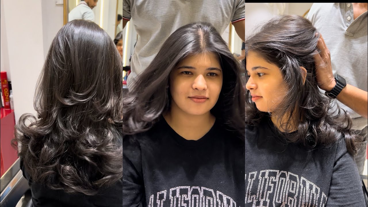 Ali signature style, multi layer haircut tutorial ￼￼